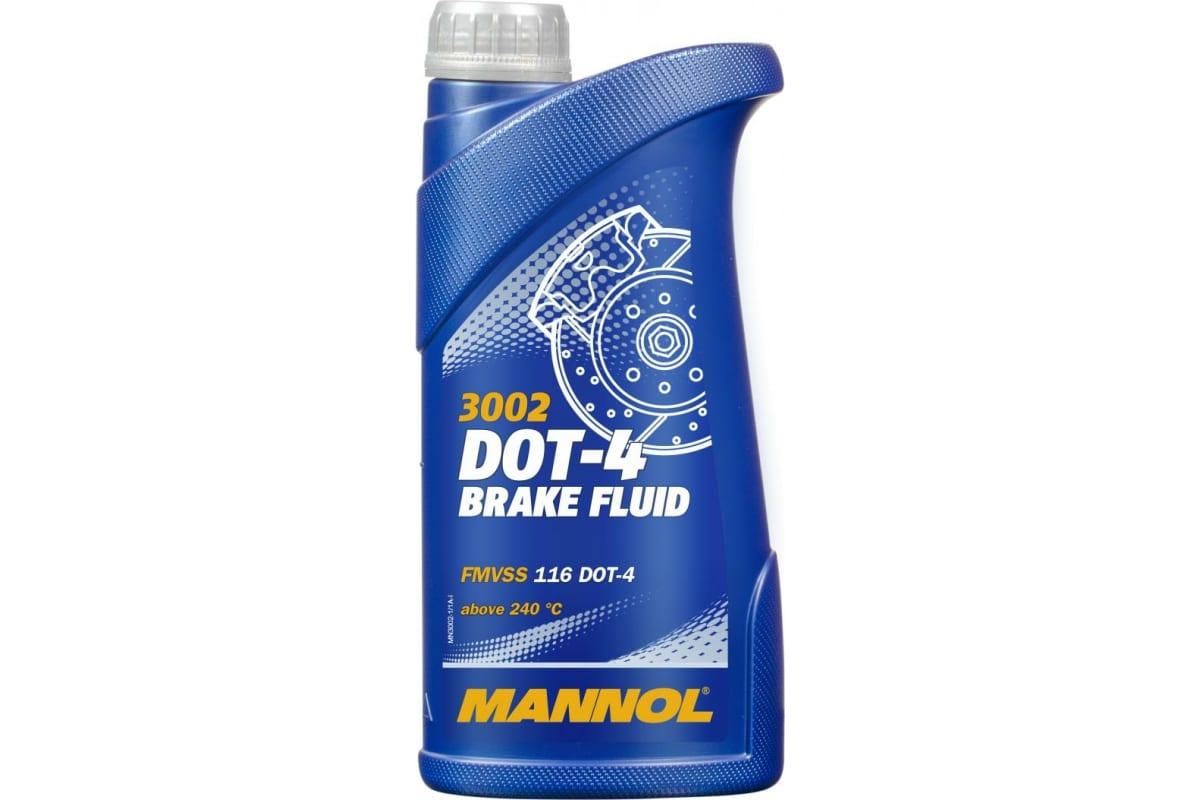 Тормозная жидкость DOT-4 Mannol Brake Fluid 490 мл.