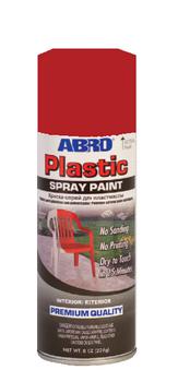 Краска спрей Abro | Для пластмассы | Красная | SPP-074
