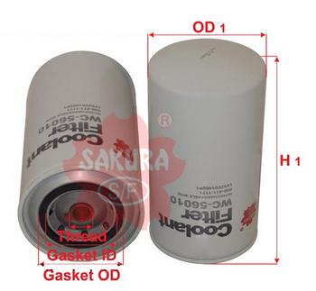 Фильтр системы охлаждения | Sakura WC-56010
