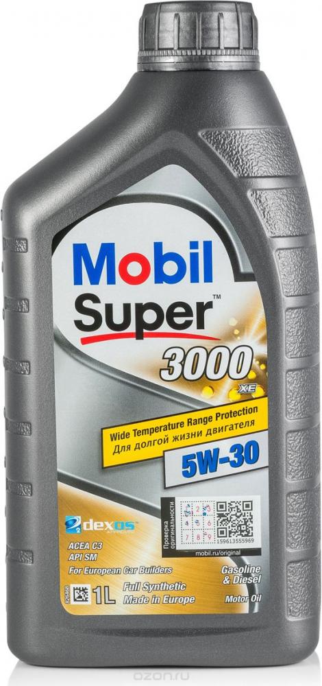 ​​​​​​​Моторное масло ​​​​​​​Mobil Super 3000 XE 5W30 | Канистра 1 л | 152574