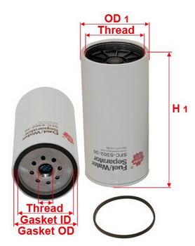 Фильтр топливный | сепаратор | Sakura SFC-5302-30