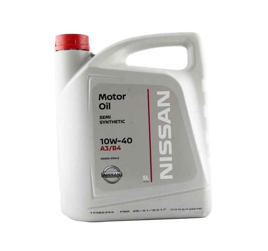 Моторное масло ​​​​​​​Nissan Motor oil SS 10W40 | Канистра 5 л | KE90099942