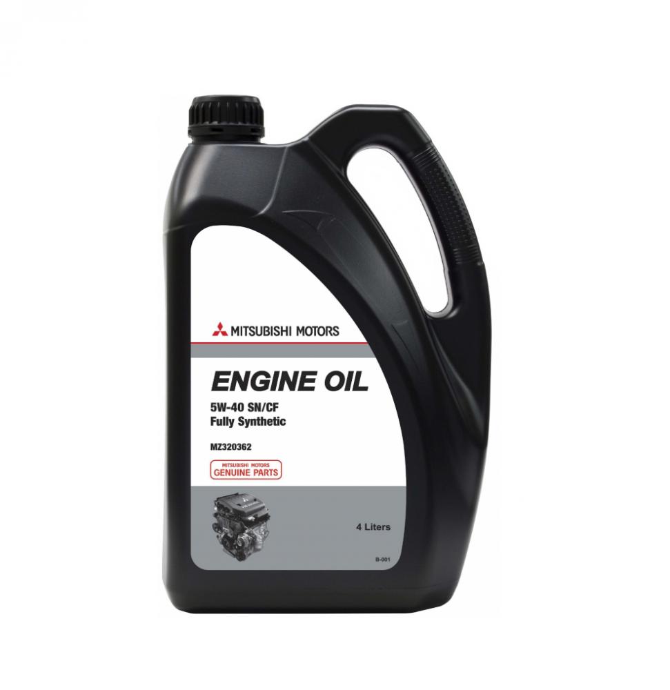 Моторное масло Mitsubishi Engine Oil Fully Synthetic SN CF 5W40 | Канистра 4 л | MZ320362