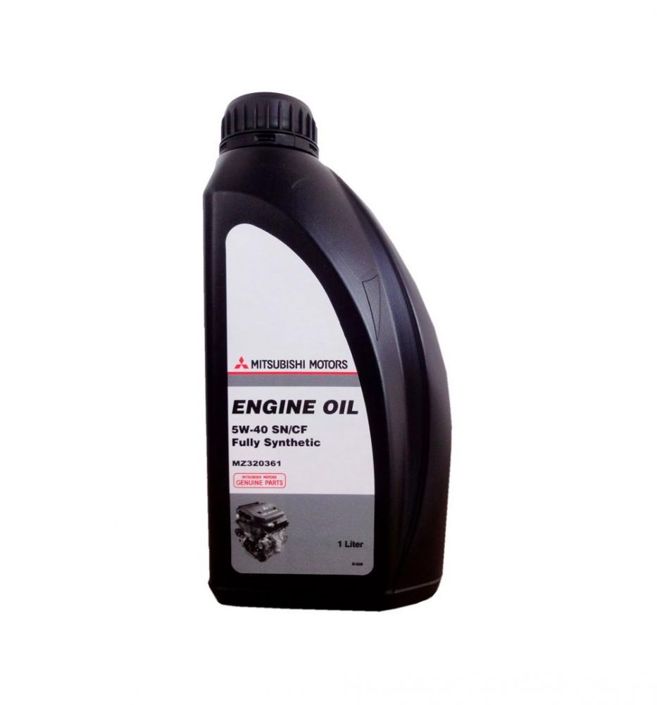 Моторное масло Mitsubishi Engine Oil Fully Synthetic SN CF 5W40 | Канистра 1 л | MZ320361