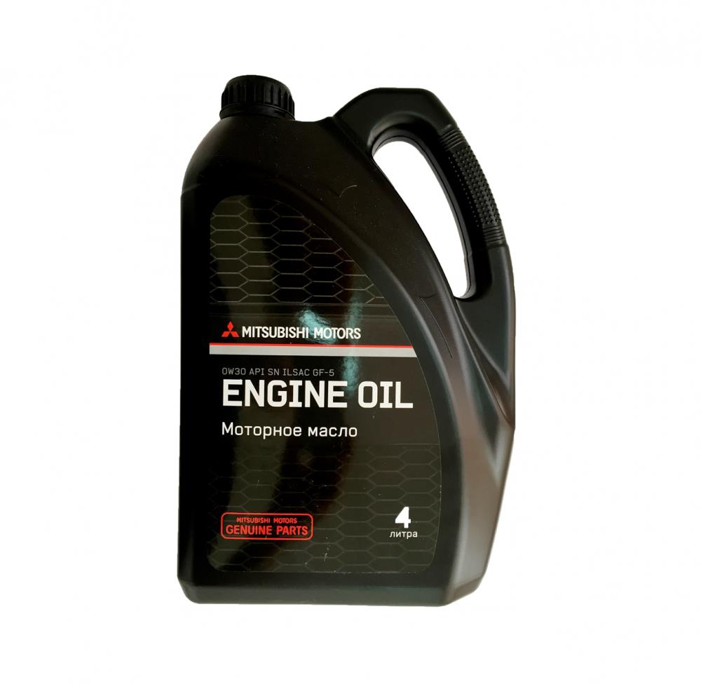 Моторное масло Mitsubishi Engine Oil SN GF5 0W30 | Канистра 4 л | MZ320754
