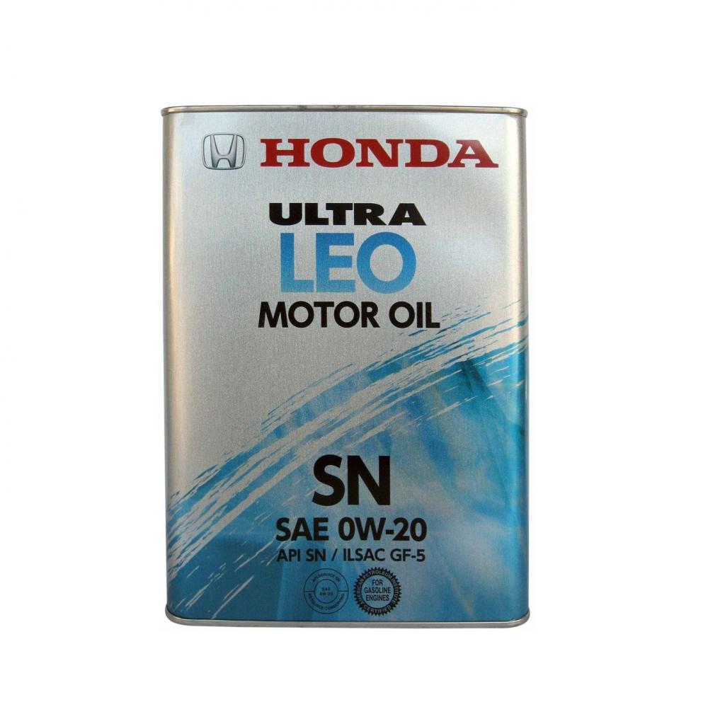 Моторное масло Honda Ultra Leo 0W20 | Канистра 4 л | 0821799974