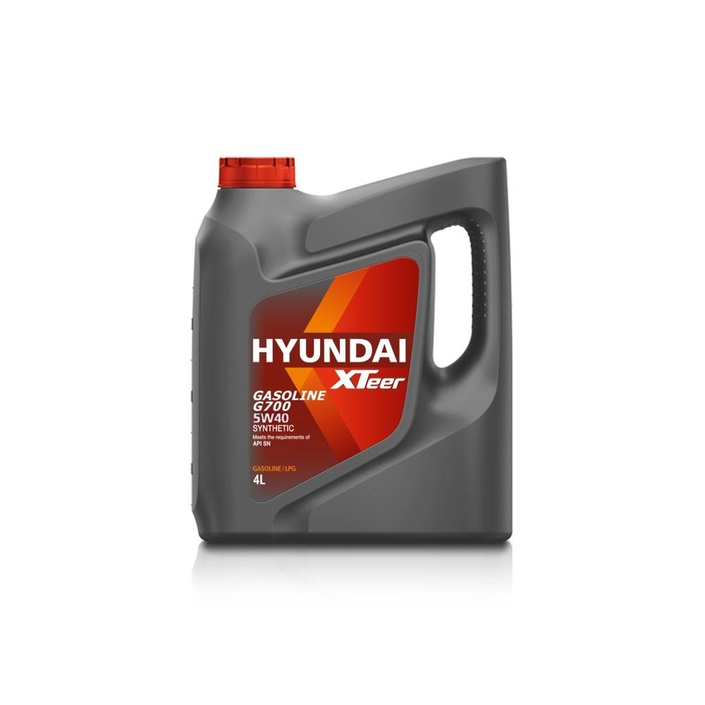 Моторное масло Hyundai Xteer Gasoline G700 5W40 | Канистра 4 л | 1041136