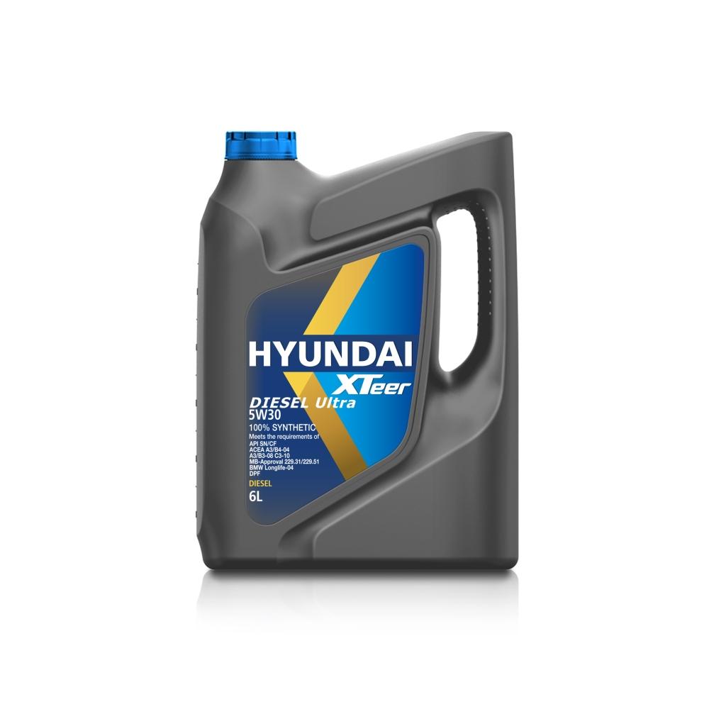 Моторное масло Hyundai XTeer Diesel Ultra 5W30 | Канистра 6 л | 1061001