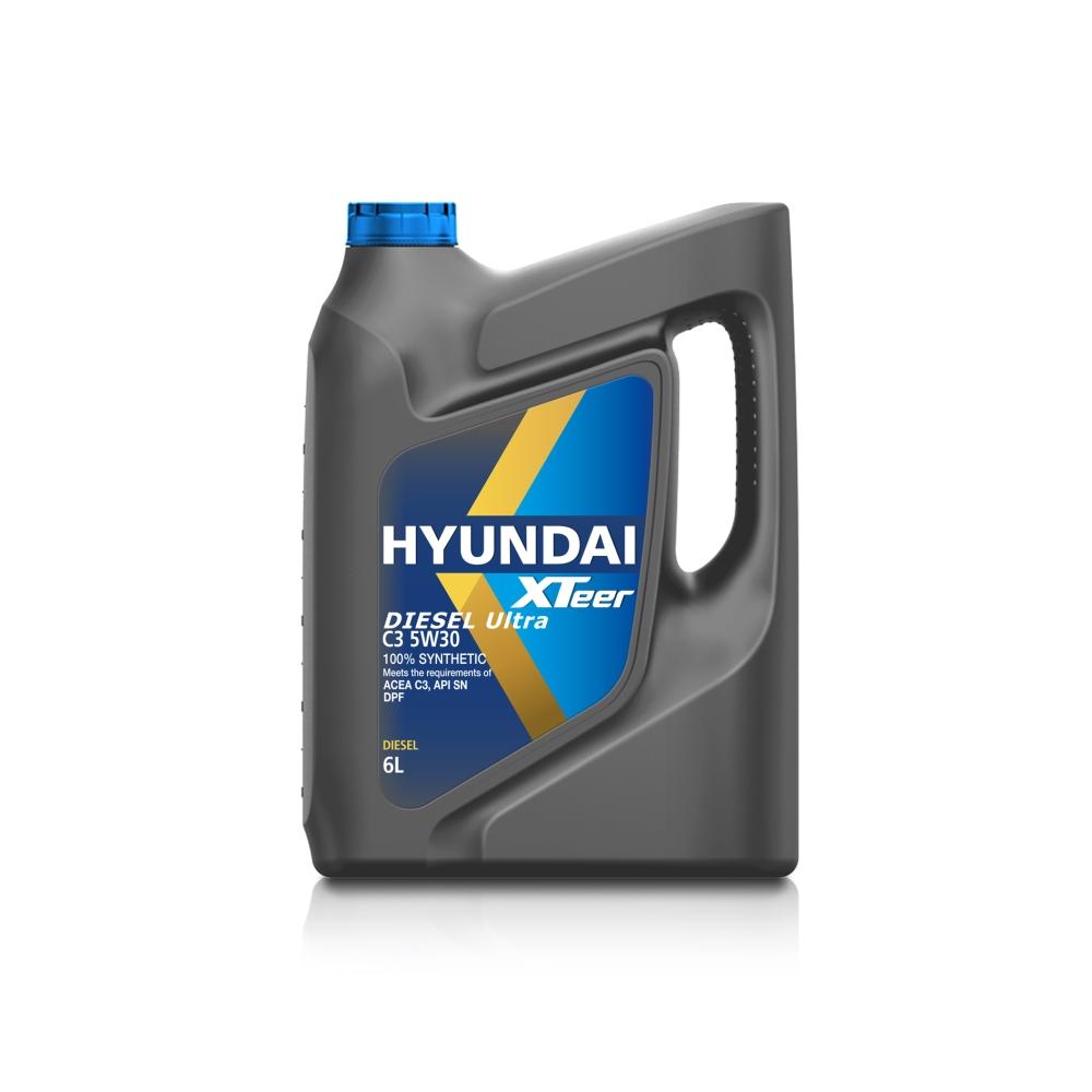 Моторное масло Hyundai XTeer Diesel Ultra C3 5W30 | Канистра 6 л | 1061224