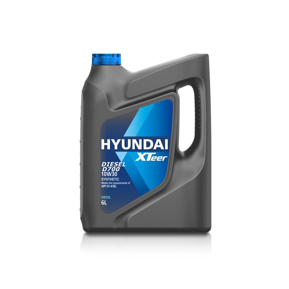 Моторное масло Hyundai XTeer Diesel D700 10W30 | Канистра 6 л | 1061002