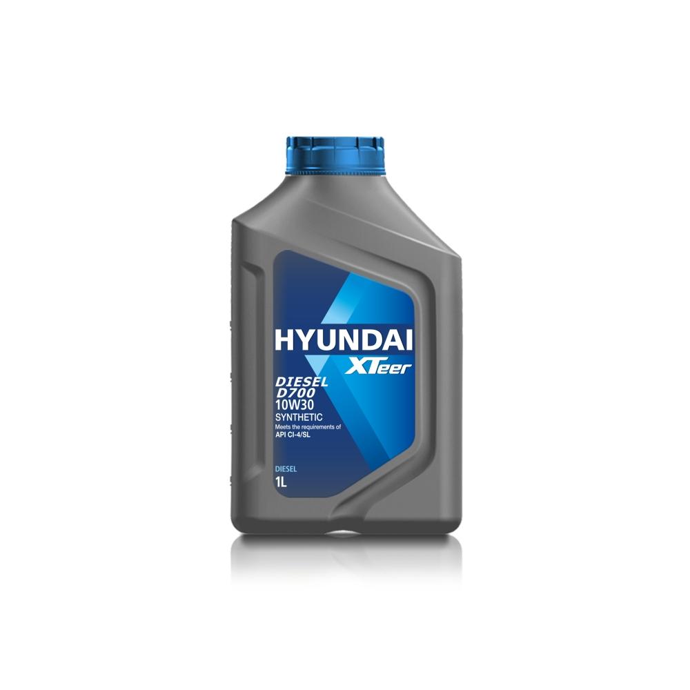 Моторное масло Hyundai XTeer Diesel D700 10W30 | Канистра 1 л | 1011014