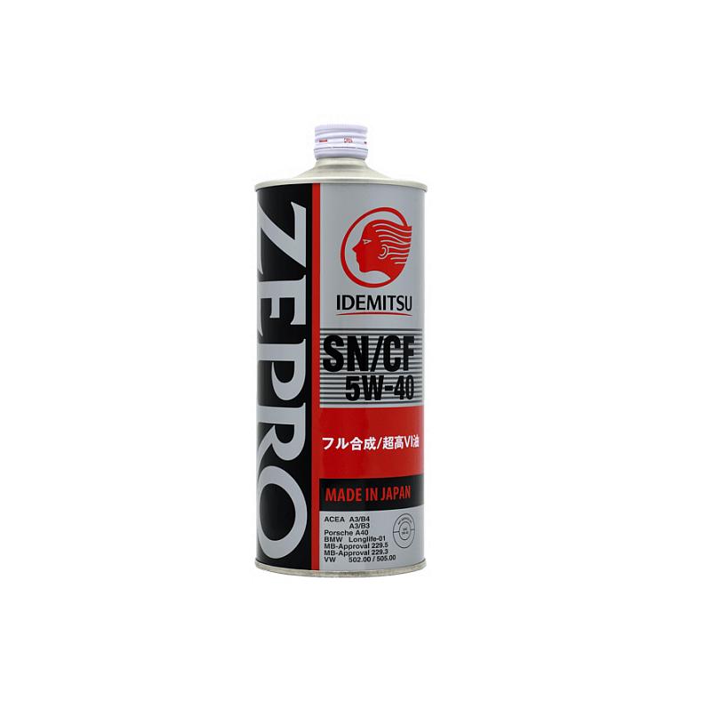 Моторное масло ​​​​​​​Idemitsu Zepro Euro Spec 5W40 | Канистра 1 л | 1849001