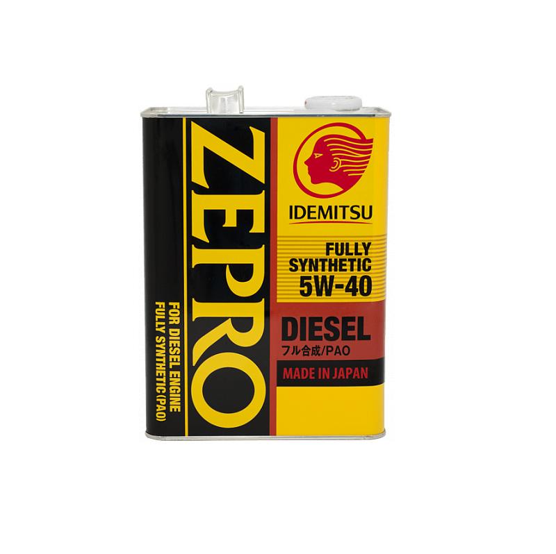 Моторное масло ​​​​​​​Idemitsu Zepro Diesel 5W40 | Канистра 4 л | 2863004