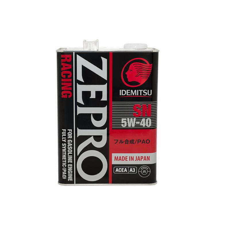 Моторное масло ​​​​​​​Idemitsu Zepro Racing 5W40 | Канистра 4 л | 3585004