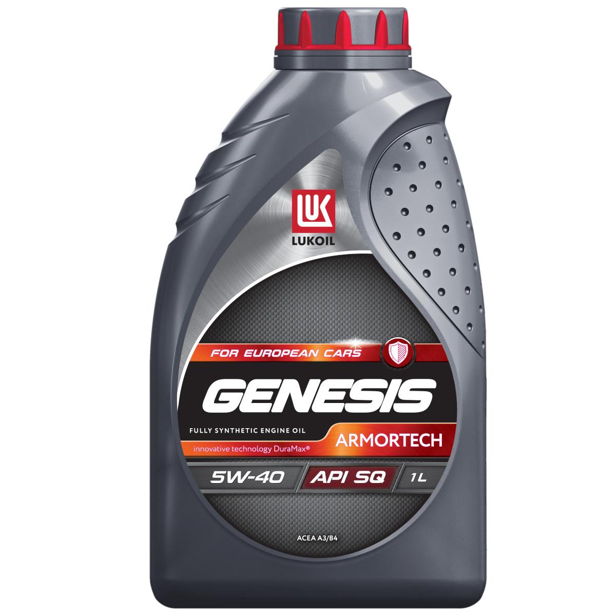 Моторное масло Лукойл Genesis Armortech 5W40 | Канистра 1 л 