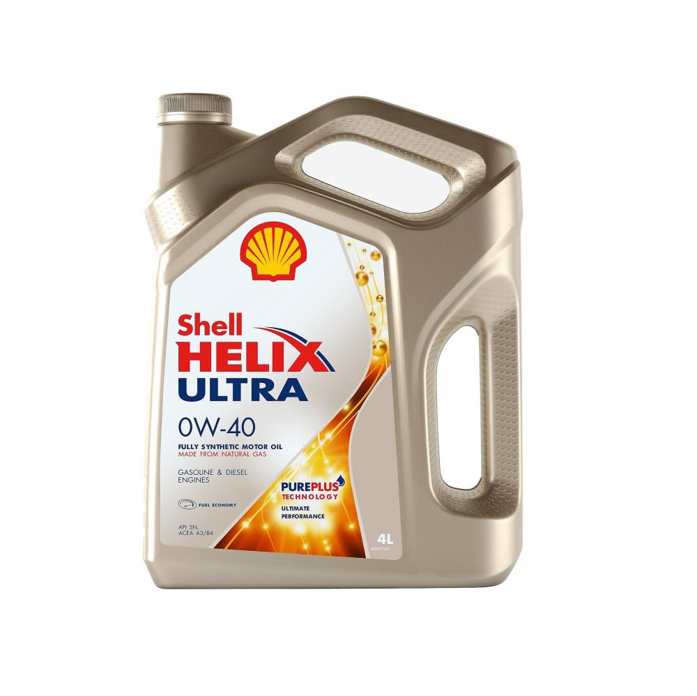 Моторное масло Shell Helix Ultra 0W40 | Канистра 4 л | 550040759