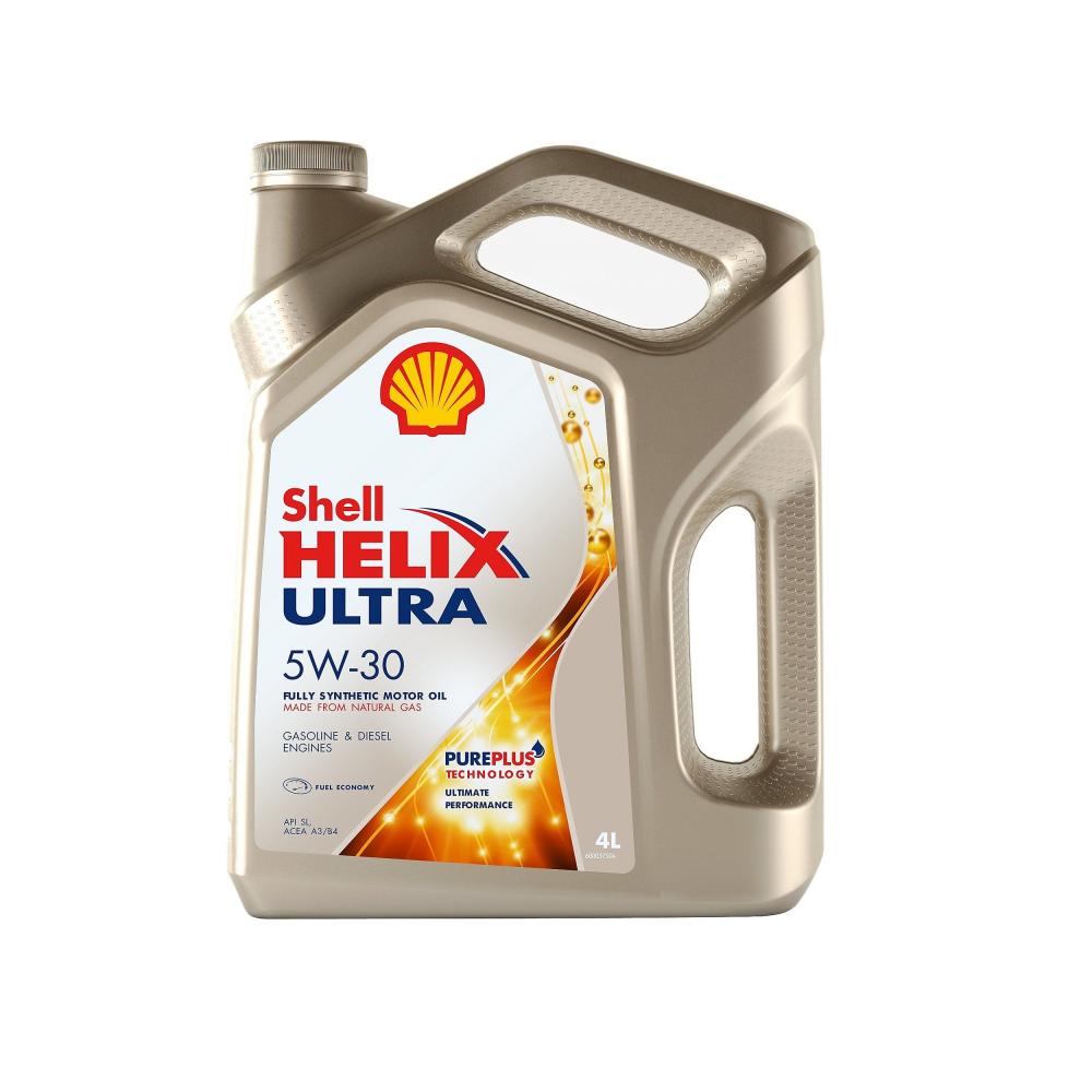 Моторное масло Shell Helix Ultra 5W30 | Канистра 4 л | 550040637