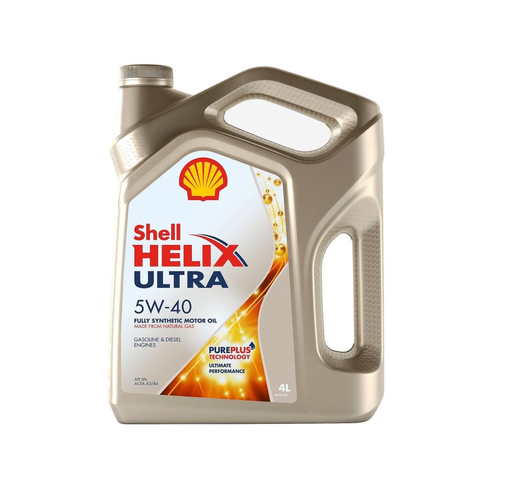 Моторное масло Shell Helix Ultra 5W40 | Канистра 4 л | 550040755