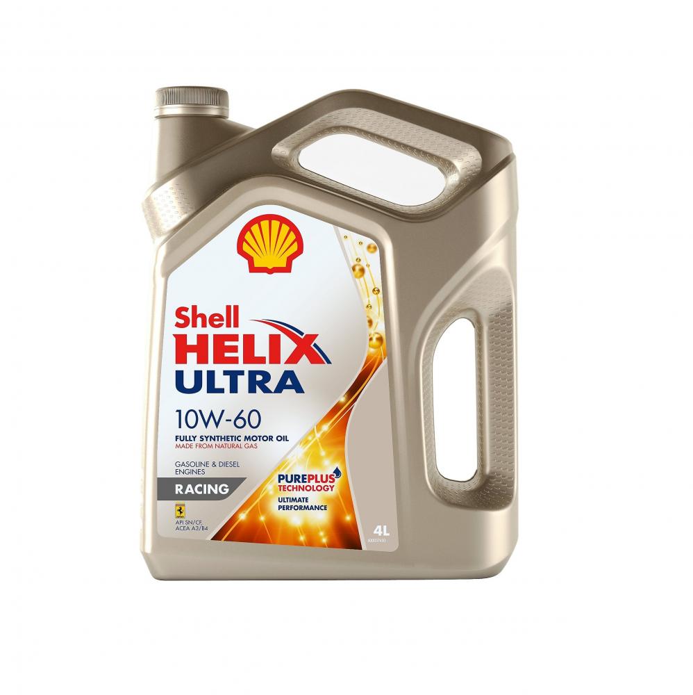 Моторное масло Shell Helix Ultra Racing 10W60 | Канистра 4 л | 550040622