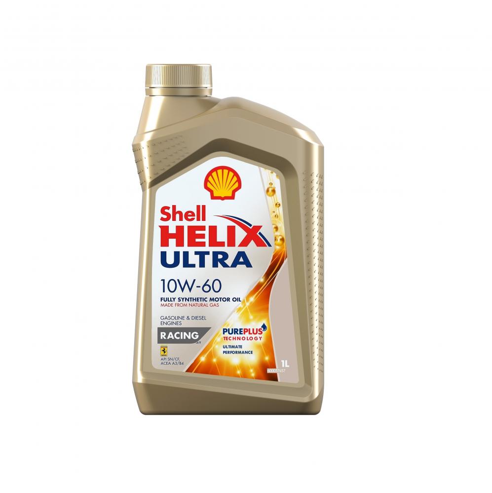 Моторное масло Shell Helix Ultra Racing 10W60 | Канистра 1 л | 550021714