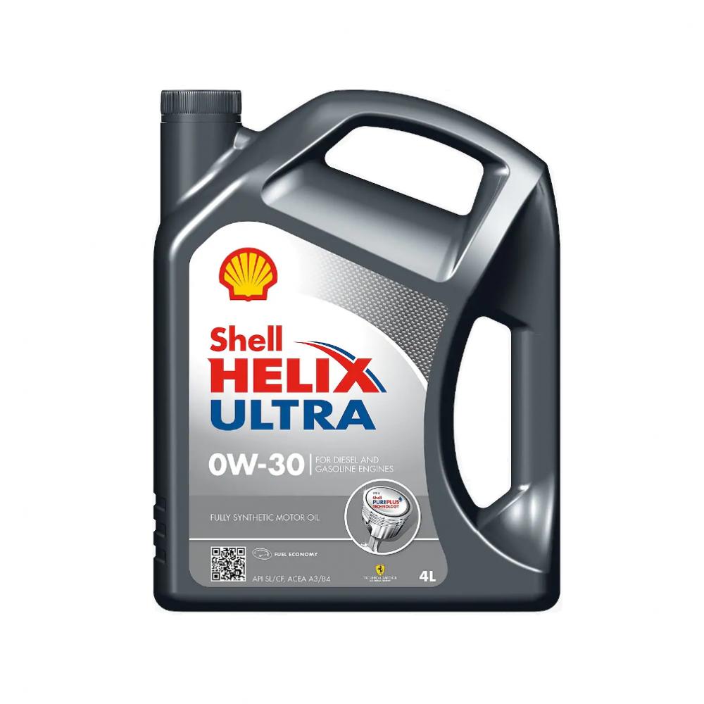 Моторное масло Shell Helix Ultra 0W30 | Канистра 4 л