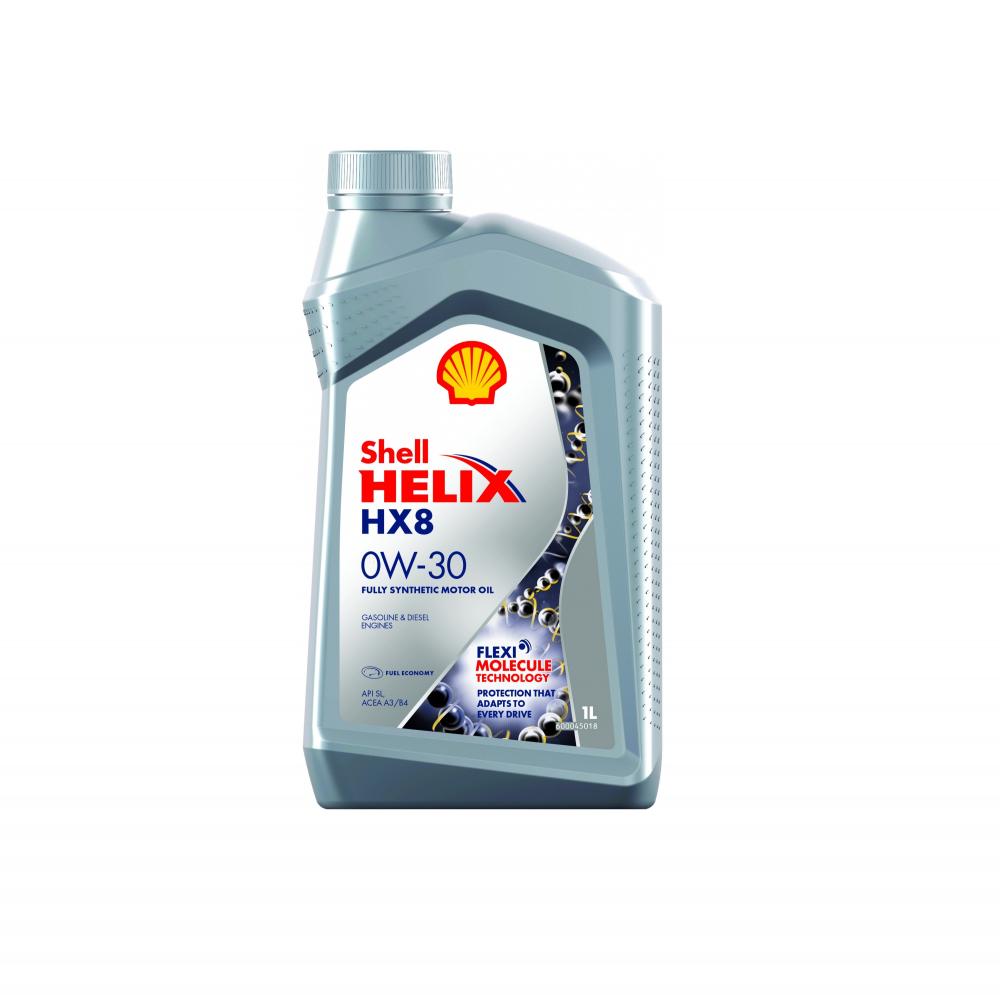 Моторное масло Shell Helix HX8 0W30 | Канистра 1 л | 550050027