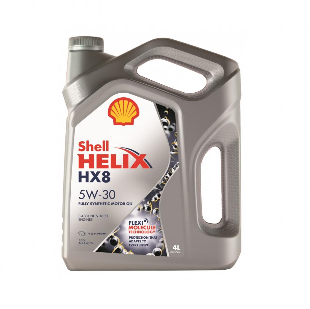 Моторное масло Shell Helix HX8 Synthetic 5W30 | Канистра 4 л | 550040542