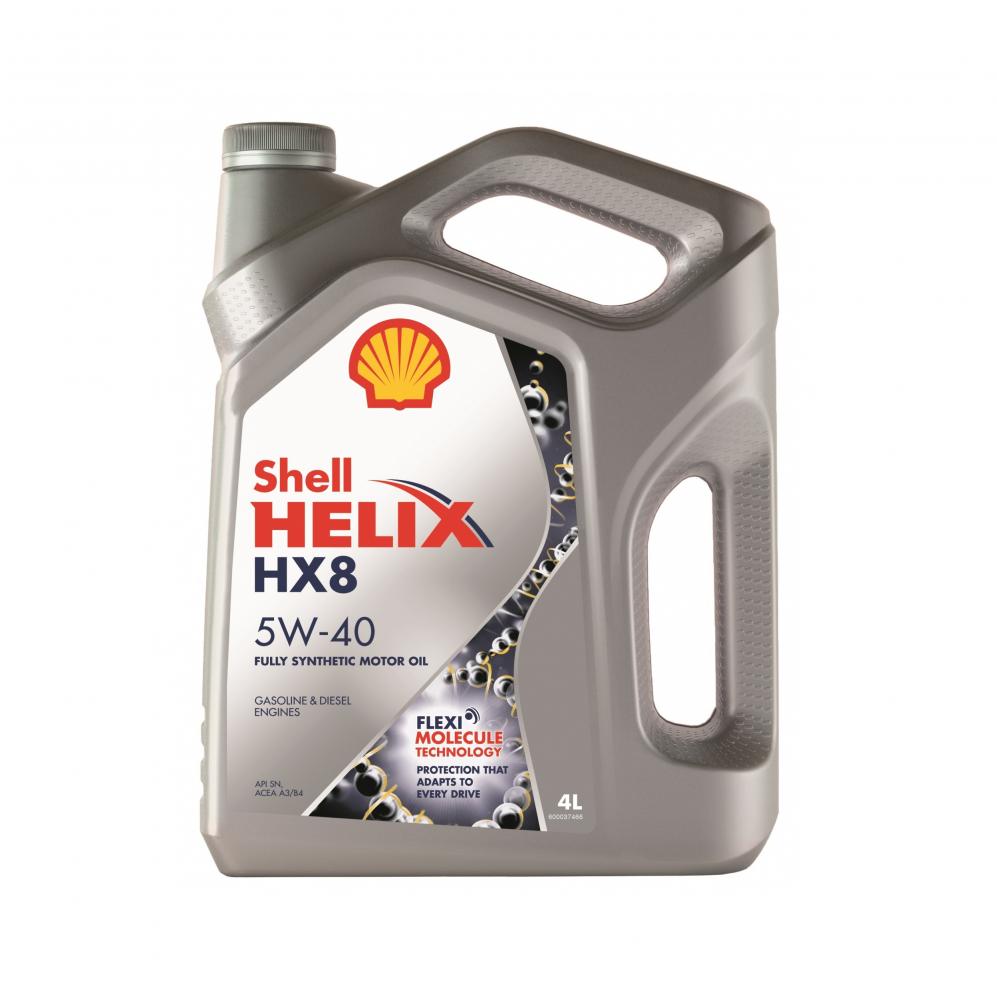 Моторное масло Shell Helix HX8 Synthetic 5W40 | Канистра 4 л | 550040295