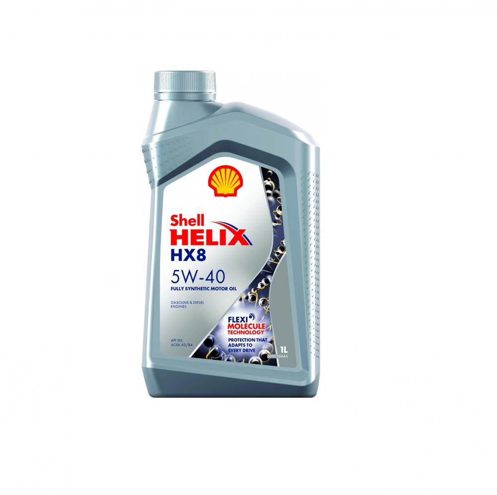 Моторное масло Shell Helix HX8 Synthetic 5W40 | Канистра 1 л | 550040424