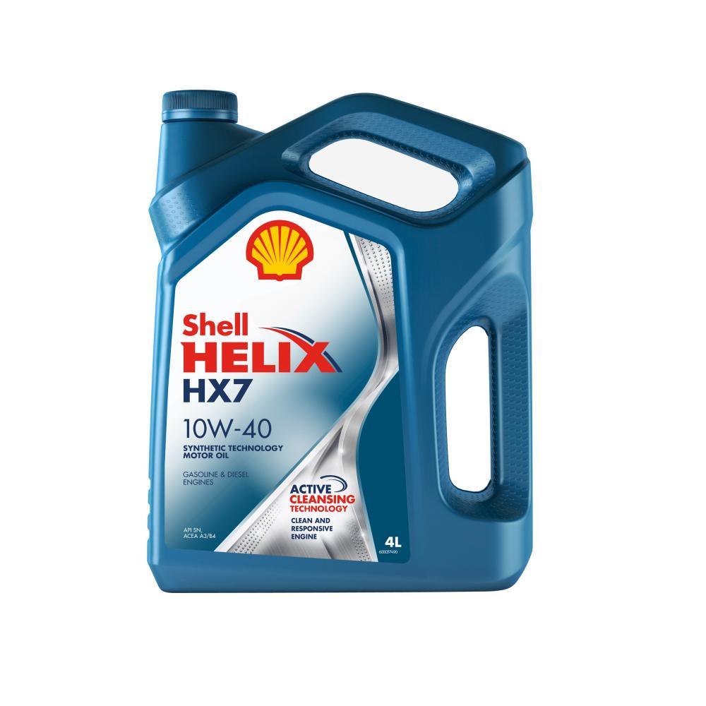 Моторное масло Shell Helix HX7 10W40 | Канистра 4 л | 550040315