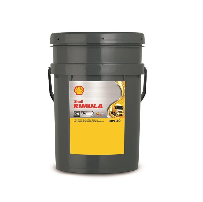 Моторное масло Shell Rimula R6 LM 10W40 | Канистра 20 л | 550044858