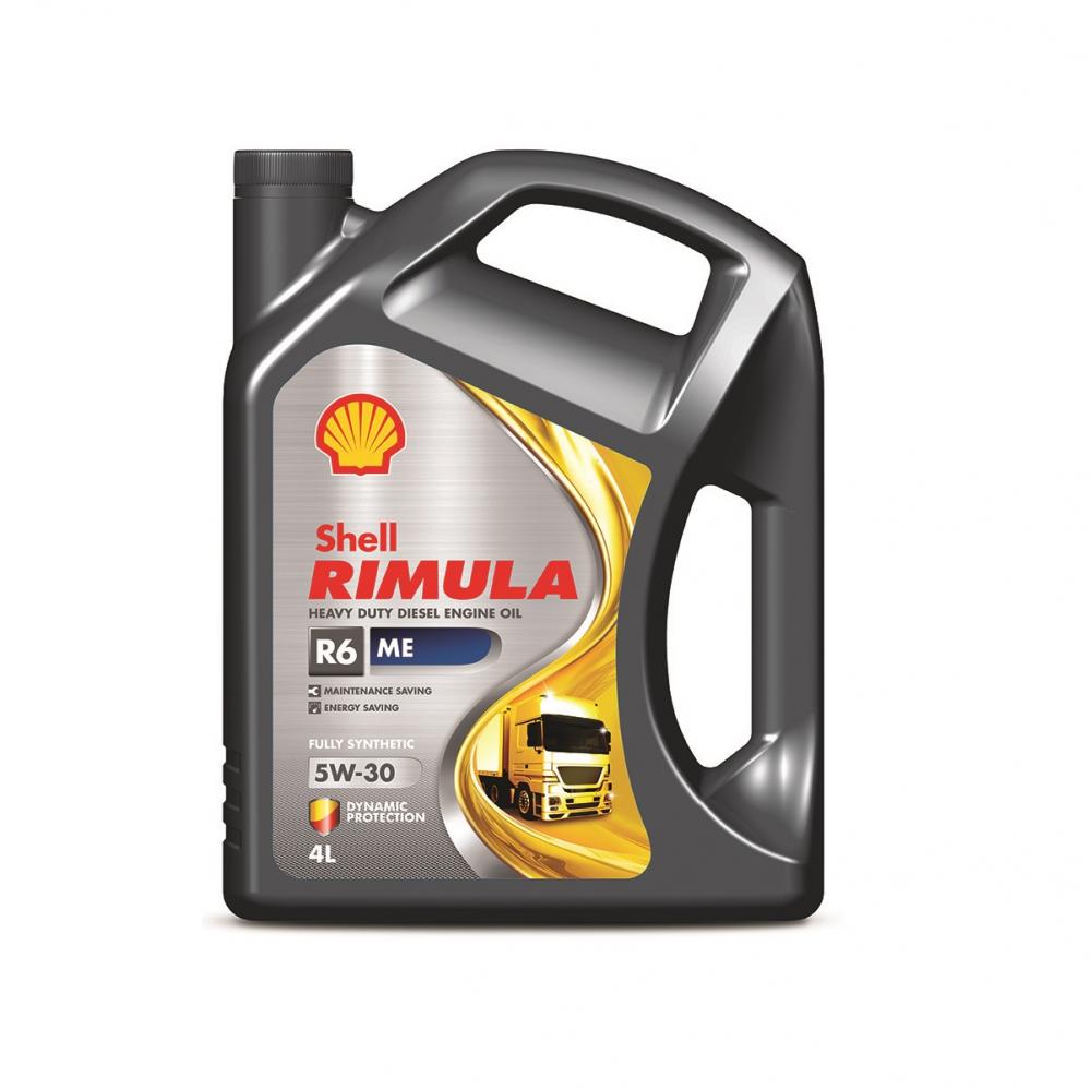 Моторное масло Shell Rimula R6 ME 5W30 | Канистра 4 л | 550044886