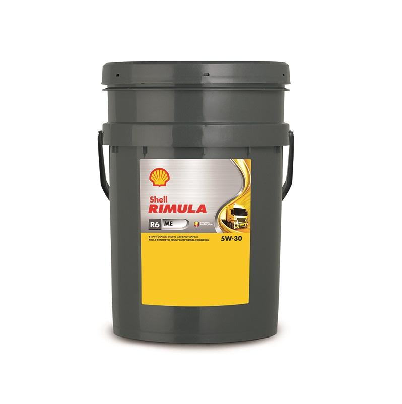 Моторное масло Shell Rimula R6 ME 5W30 | Канистра 20 л | 550040122
