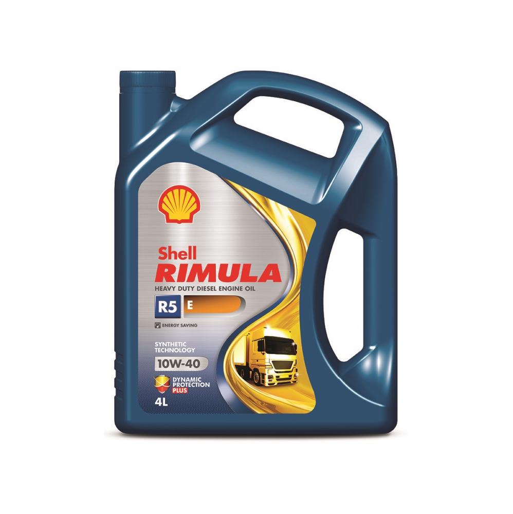 Моторное масло Shell Rimula R5 E 10W40 | Канистра 4 л | 550046355