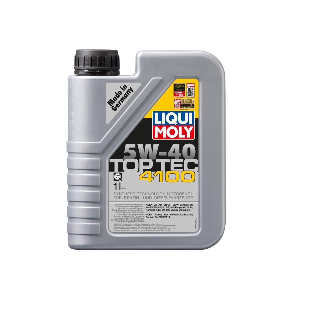 Моторное масло Liqui Moly Top Tec 4100 5W40 | Канистра 1 л | 7500