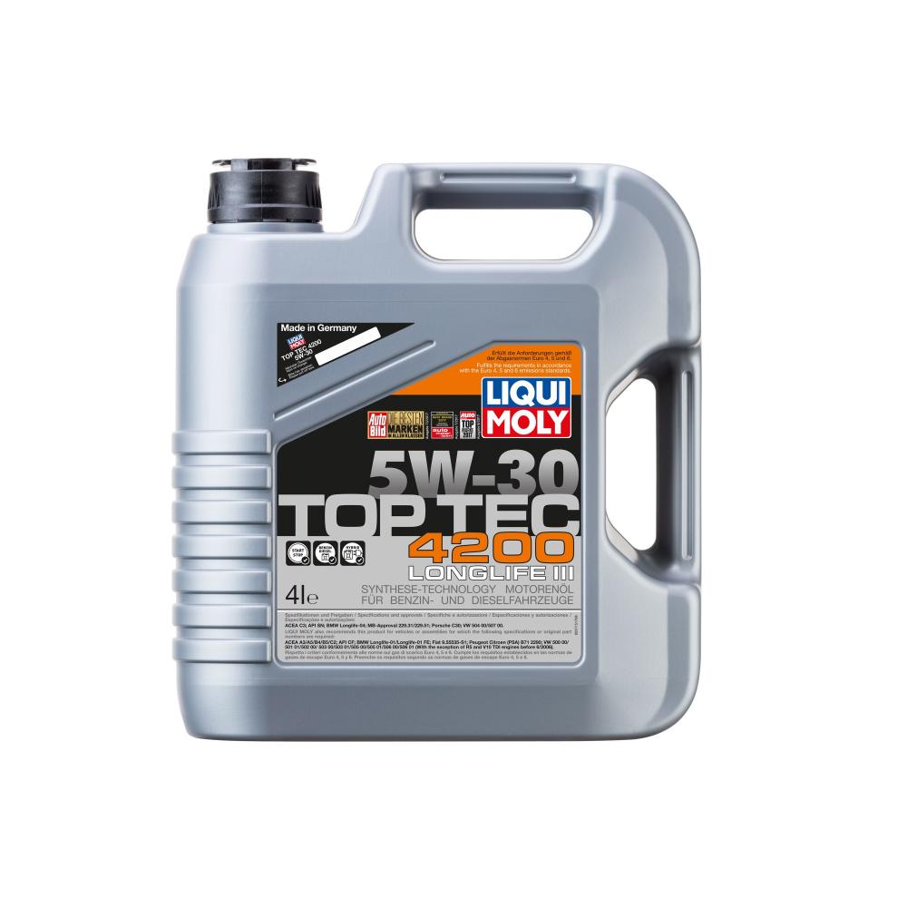 Моторное масло Liqui Moly Top Tec 4200 5W30 | Канистра 4 л | 3715