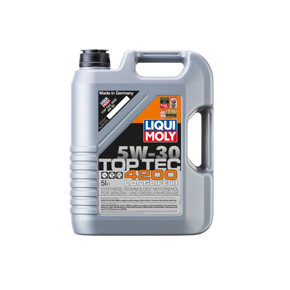 Моторное масло Liqui Moly Top Tec 4200 5W30 | Канистра 5 л | 7661