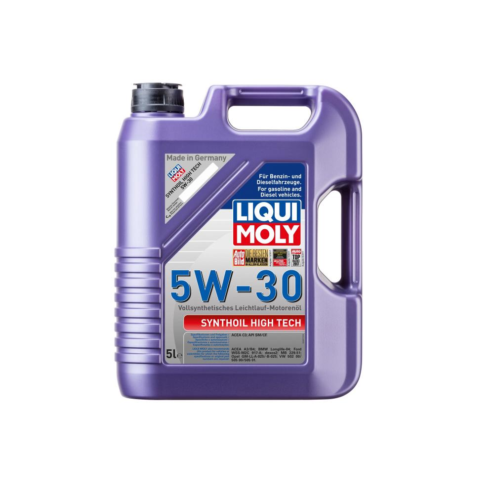 Моторное масло Liqui Moly Synthoil High Tech 5W30 | Канистра 5 л | 9077