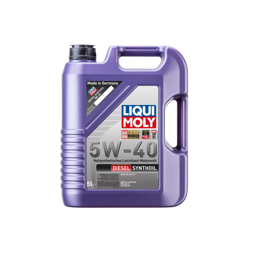 Моторное масло Liqui Moly Diesel Synthoil 5W40 | Канистра 5 л | 1927