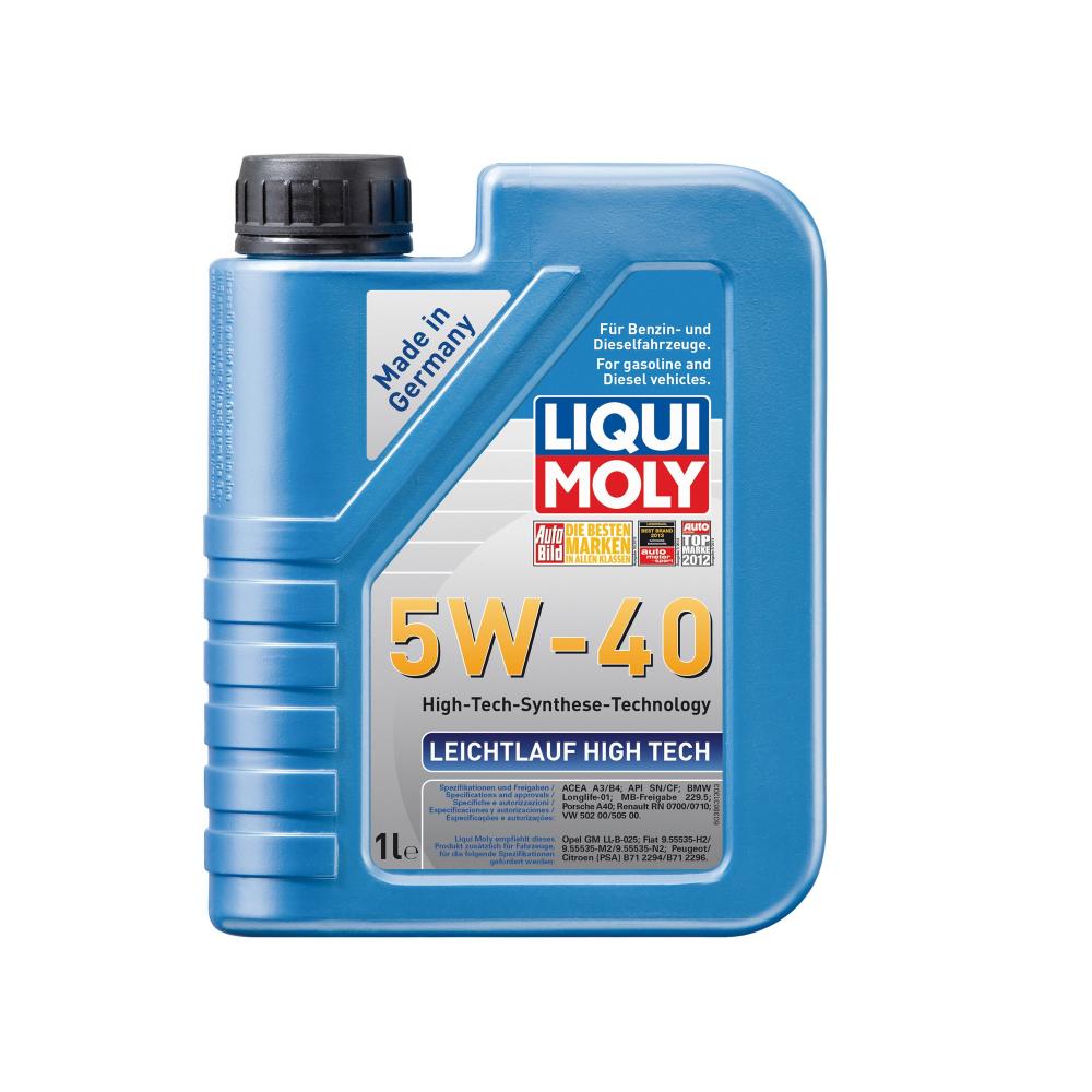 Моторное масло Liqui Moly Leichtlauf High Tech 5W40 | Канистра 1 л | 8028