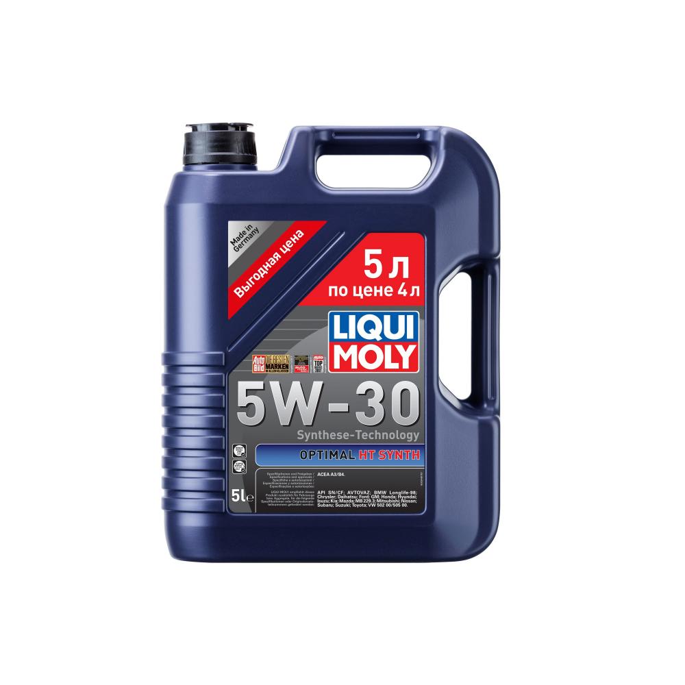 Моторное масло Liqui Moly Optimal HT Synth 5W30 | Канистра 5 л | 39010