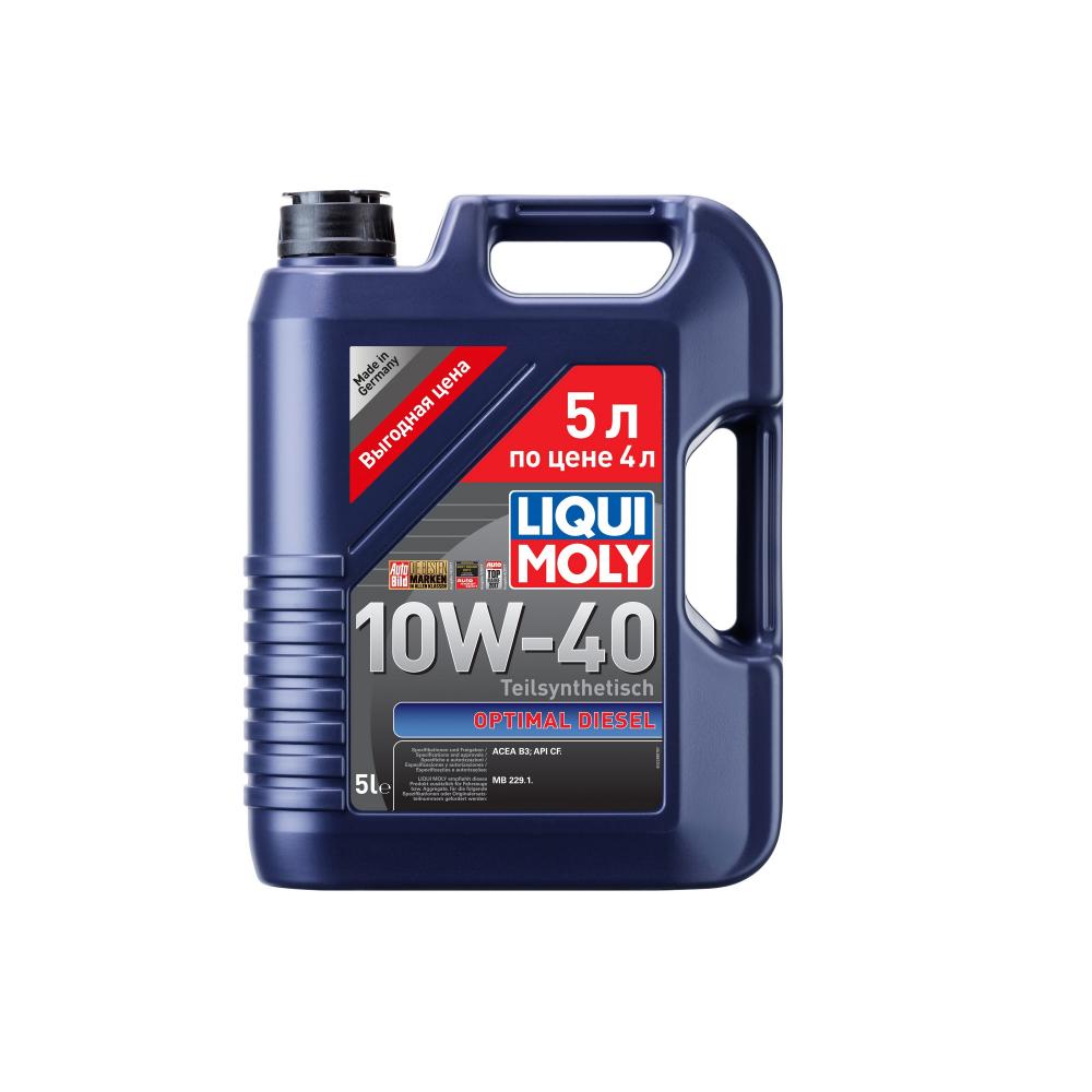 Моторное масло Liqui Moly Optimal Diesel 10W40 | Канистра 5 л | 2288