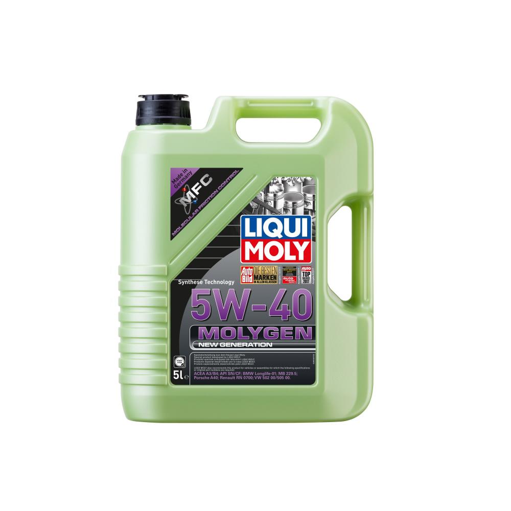Моторное масло Liqui Moly Molygen New Generation 5W40 | Канистра 5 л | 9055