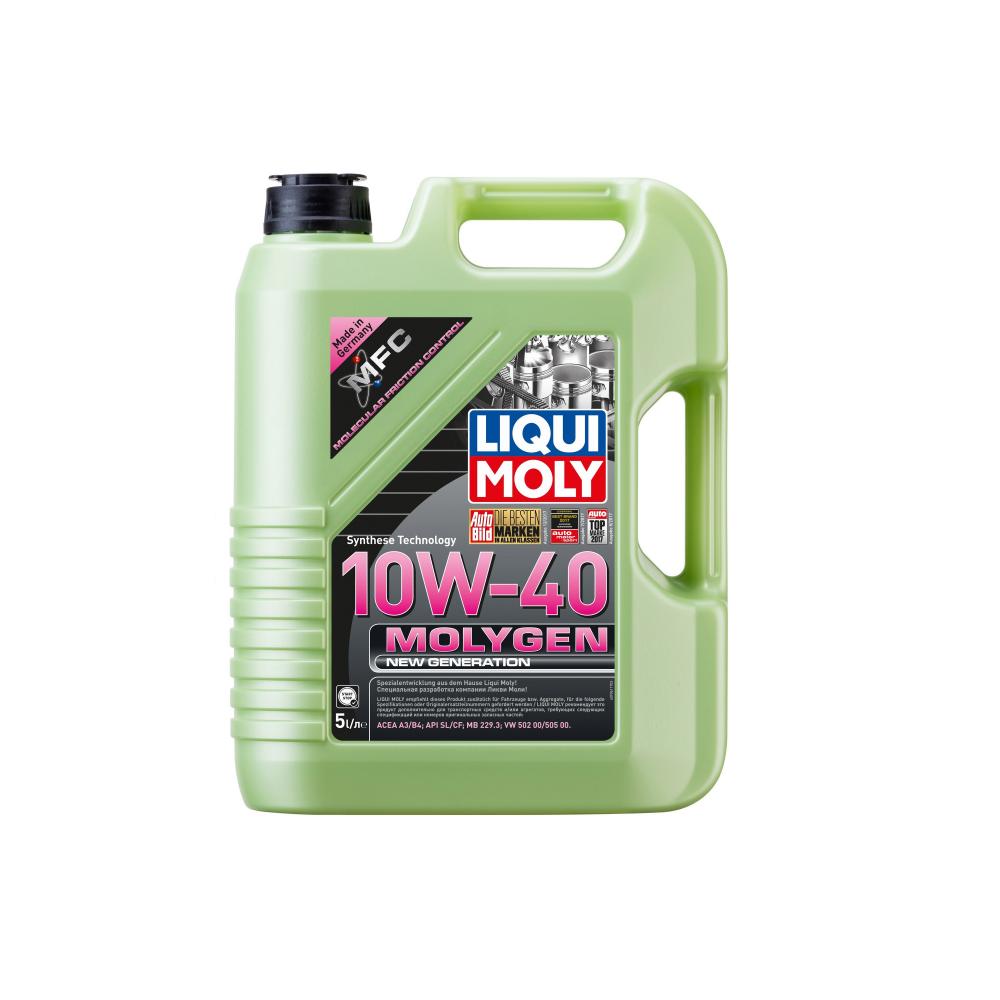 Моторное масло Liqui Moly Molygen New Generation 10W40 | Канистра 5 л | 9061