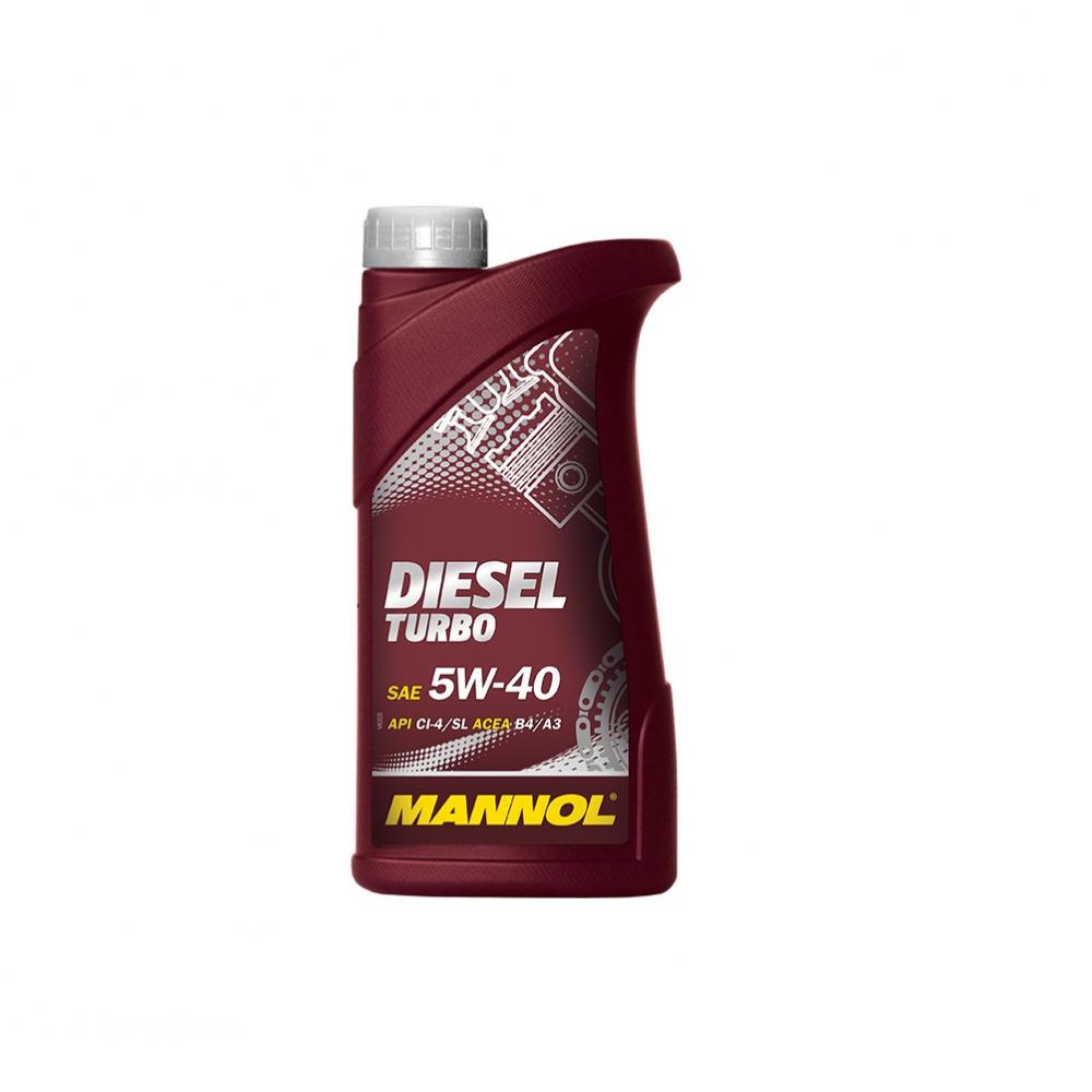 Моторное масло Mannol Diesel Turbo 5W40 | Канистра 1 л | 1010