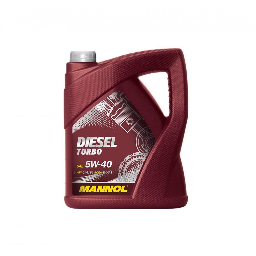 Моторное масло Mannol Diesel Turbo 5W40 | Канистра 5 л | 1011