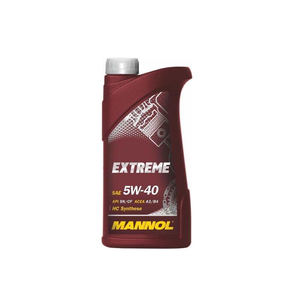 Моторное масло Mannol Extreme 5W40 | Канистра 1 л | 1020