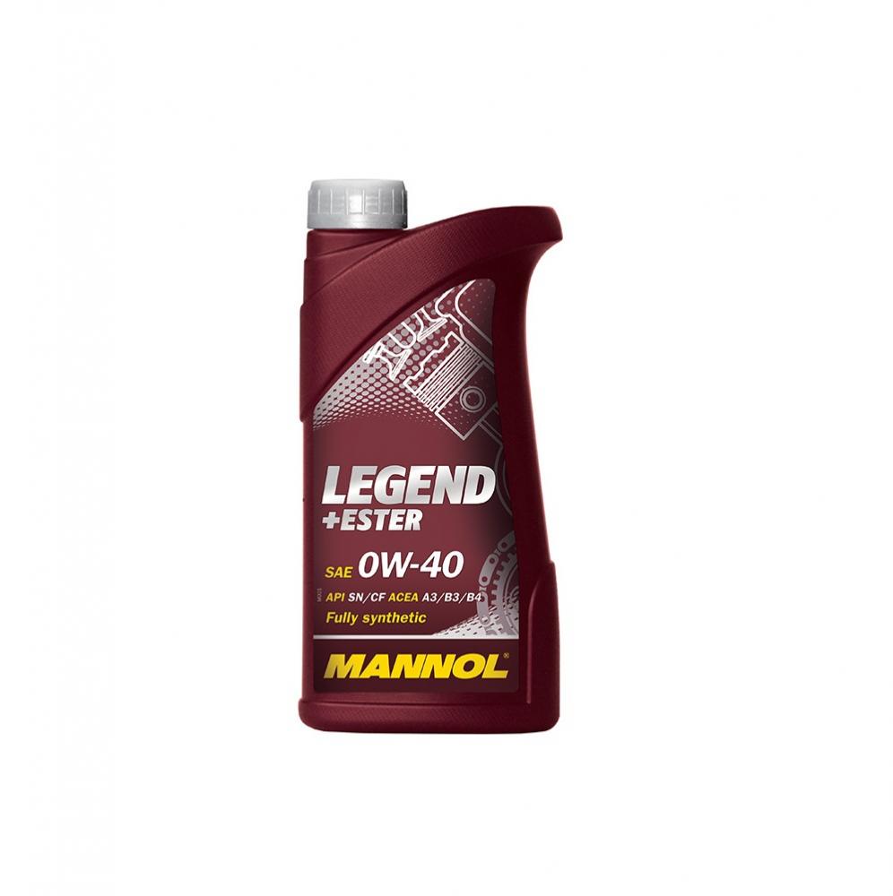Моторное масло Mannol Legend+Ester 0W40 | Канистра 1 л | 1000