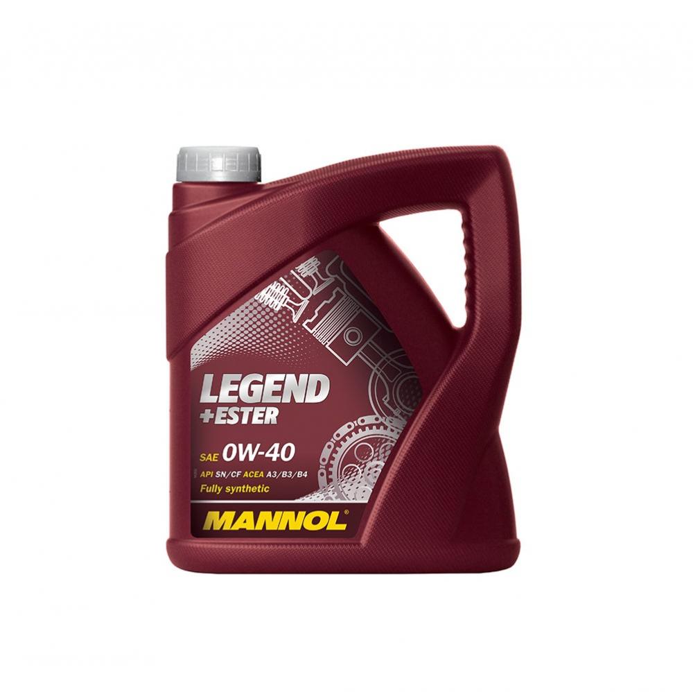 Моторное масло Mannol Legend+Ester 0W40 | Канистра 4 л | 1001