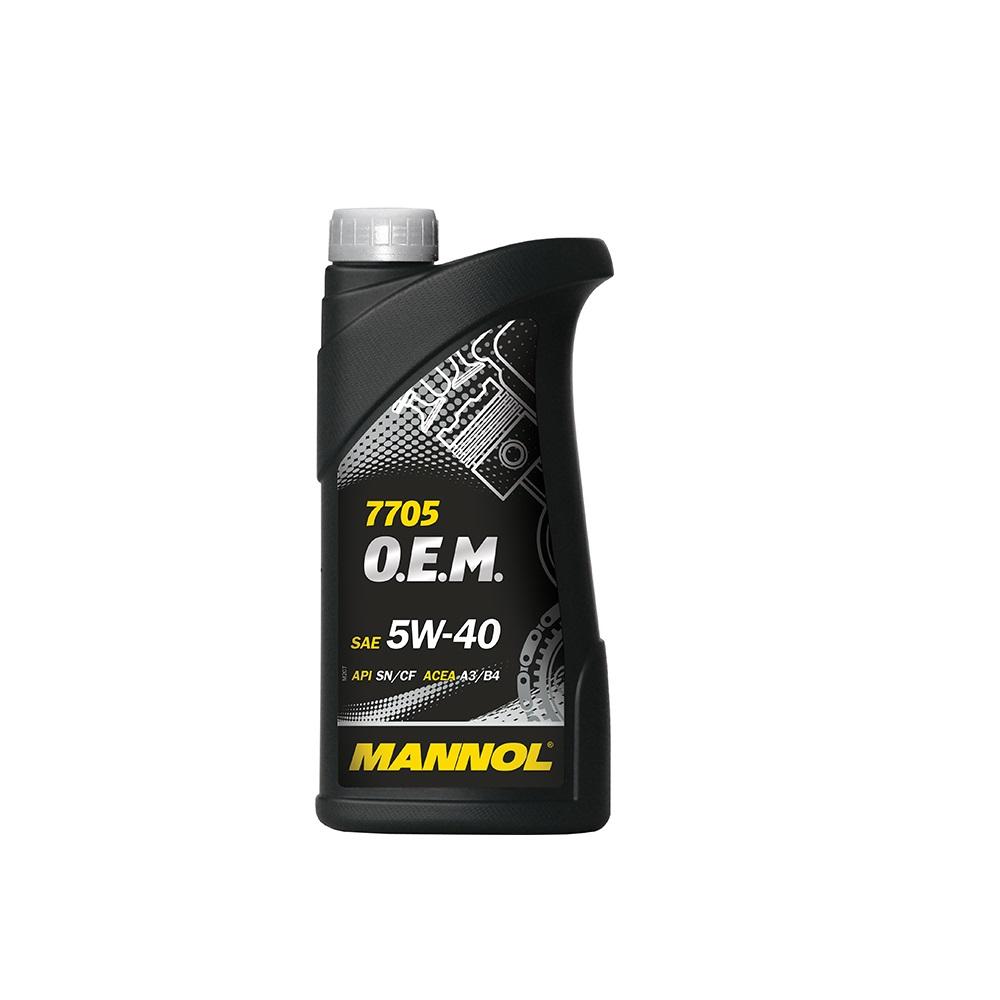 Моторное масло Mannol 7705 O.E.M. 5W40 | Канистра 1 л | 1088